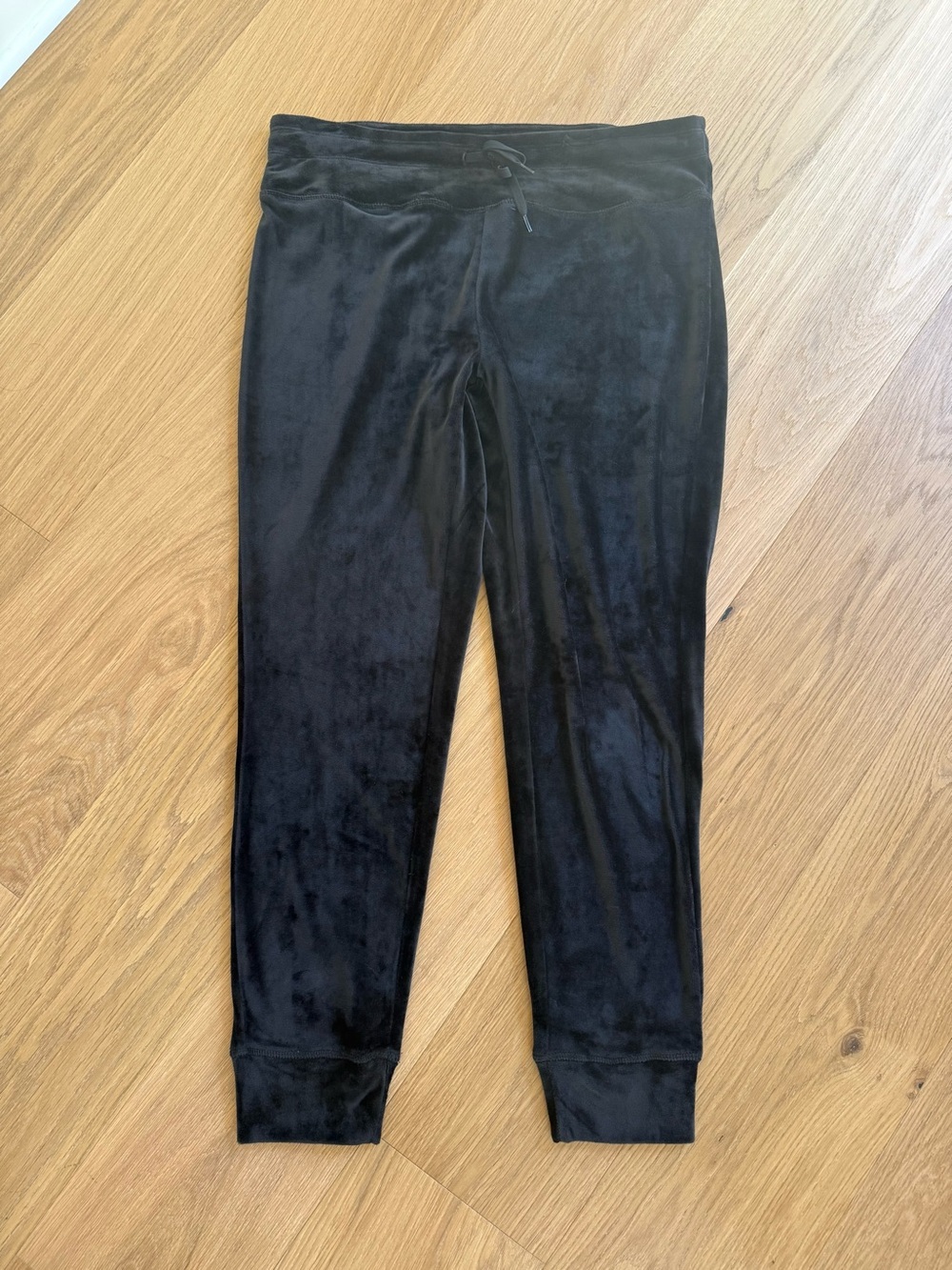 RBX Black Velour Jogger Pull On Pants XL